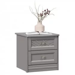 Тумба прикроватная Джулия ЛД 695.030.000 Оникс серый