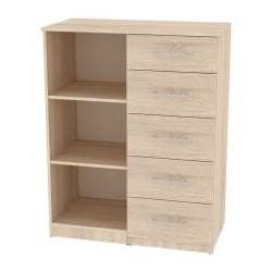 Комод Калисто(К36)1147х902х468ручкарейлинг160мм(Венге) / Калисто(K36)1147х902х468ручкарейлинг160мм(Венге)