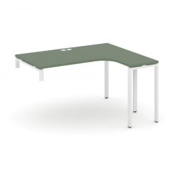 Стол-надставка на опорную тумбу (правый) CONCEPT CN.OSAN-004(R) Сандал Янтарный Белый