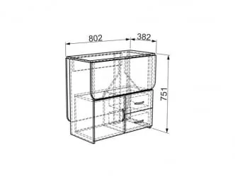 Стол-тумба KM-0003 Венге