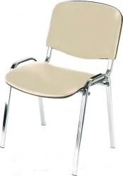 Стул ZP_UP_EChair Rio ИЗО хром к/з бежевый 550732