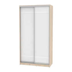 Шкаф-купе белый лдсп Б-220х120х60-3(ДСС-Белый-Д9Д9) / B-220х120х60-3(ДСС-Белый-D9D9)