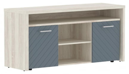 Тумба с фригобаром Torr LUX TLTF-3D Сосна Эдмонд Серо-голубой