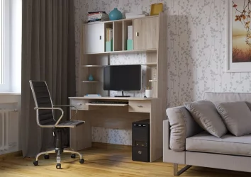 Стол рабочий Бета 6-0604 Дуб сонома