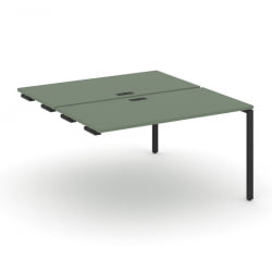 Двойной стол-приставка к опорным тумбам/шкафам CONCEPT CN.DSPR-001 Кобо Черный