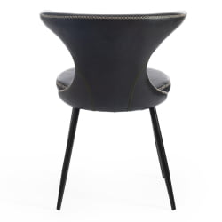 Стул FLAIR (mod. 9020) / 1 шт. в упаковке экокожа/металл, 60 х 56 х 78 см , зеленый 14/черный