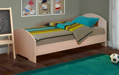 Кровать на уголках №2 800*1900 Дуб молочный