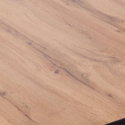 Стол MALTIDO ЛДСП/HPL/металл, 130 х 75+30 х 75 см, Агат серый/черный