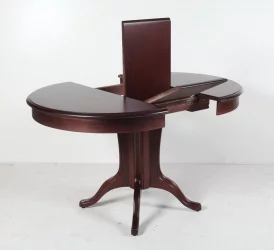 Стол из массива дерева Орион-5 (d1200) тон 9м