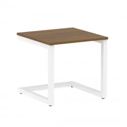 Журнальный стол ХОМЕ ОФФИCЕ ВР.СП-2-58.Г Орех Гварнери/Белый металл / HOME OFFICE VR.SP-2-58.G