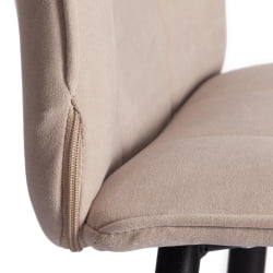 Барный стул Bari/Бари велюр, бежевый, 7, 42х55х99 см