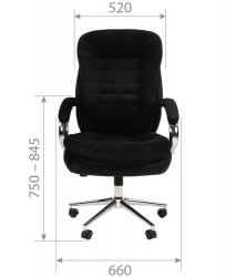 Кресло руководителя CHAIRMAN 795 HOME ткань Коричневый