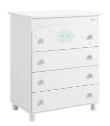 Комод пеленальный Micuna Lili B-970 White Stars Grey