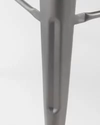 Стул барный TOLIX WOOD Серебристый