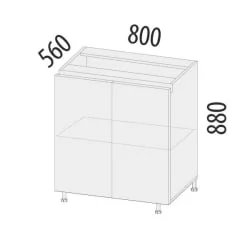 Напольный шкаф Дакота 103.60