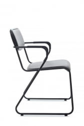 Кресло Nix Plus RCH OMKL-03B Черный/Металл Черный