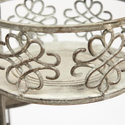 Цветочница Secret de Maison TROI (mod. PL08--7689) металл, 59*29*63см, Античный серый