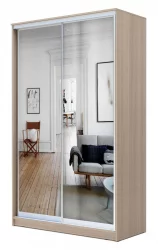 Шкаф купе 2-ух дверный Хит-24-14-55 Ясень шимо светлый