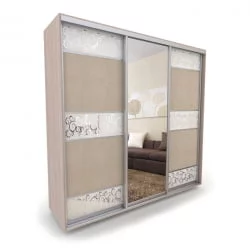 Шкаф-купе 3-х дверный Акцент-Лайн КС 2100х600  Ясень шимо светлый