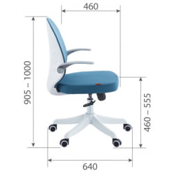 Детский стул CHAIRMAN CH107 ткань голубой