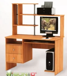 Компьютерный стол с ящиками SN 05.16 Ольха русская