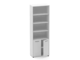 Шкаф 5 широкий верх открытый, низ закрытый Deka 10.23.111 Белый