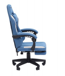 Кресло для геймеров CHAIRMAN GAME CH26 Голубой-бежевый