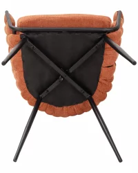 Стул обеденный DOBRIN MATILDA Оранжевая ткань LAR 275-27