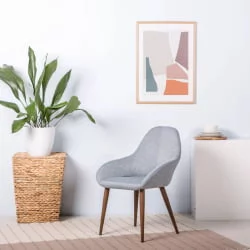 Стул Кент Сер/Темный Орех / Kent