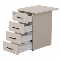 Тумба приставная с топом Еверпроф ЕВО 254Т1203 Кашемир / Everprof EVO