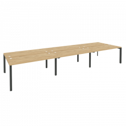 Рабочая станция на П-образном м/к ONIX O.MP-D.RS-6.4.7 Тиквуд Светлый/Антрацит