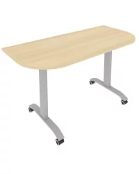 Стол радиусный складной мобильный МОБИЛЕ СЙСТЕМ СМ-5.1 Акация Лорка / MOBILE SYSTEM