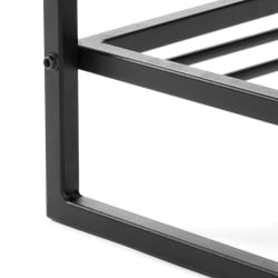 Банкетка-обувница Charli Lux/Чарли Люкс БО велюр/букле, VT shape silver