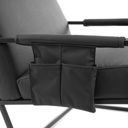 Кресло Charli LUX/Чарли Люкс экокожа , Sharp Черный, 70х80х82 см