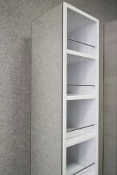 Шкаф с зеркалом Спика Шелф Белый