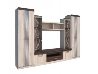 Гостиная Атлантида 2 Б Ясень шимо темный Ясень шимо светлый