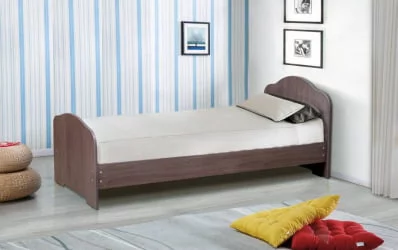 Кровать на уголках №1 900*2000 Ясень Шимо темный