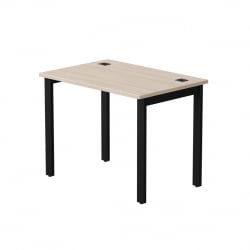 Стол прямой на металлокаркасе, опоры 90 гр Everprof EVO 254S005 Дуб Соната Черный