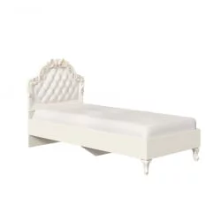 Кровать односпальная 900 Луиза ЛД 665.260.000.001 Алебастр Шампань