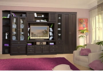 Шкаф для посуды Инна 612 Денвер темный