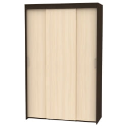 Шкаф-купе T-3-230х145х60(Венге-ДМ-2)