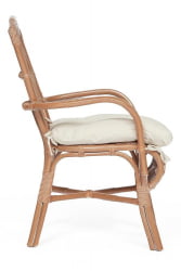 Кресло Secret De Maison Levy натуральный ротанг, 60х62х95см, натуральный/white wash