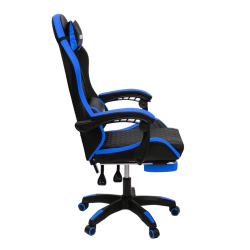 Кресло 892-1 цвет черный/синий с массажем 892-1-black-blue-mass