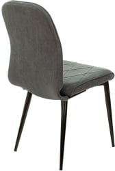 Стулья для кухни Бюрократ КФ-3 Серый Алфа 44 2 шт. / KF-3 Alfa