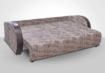 Серый диван Европа-1 вензель серый арена черная