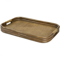 Поднос прямоугольный 21/04 орех матовый
