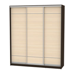 Шкаф-купе B-220х200х60-2(Венге-ДМ-D7D7D7)