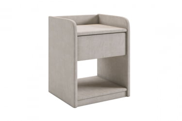 Тумба прикроватная Аманда 2 TM-003.2 галька (велюр)