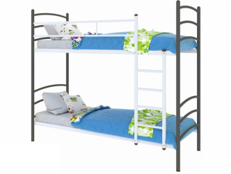 Двухъярусная кровать для детей Милана Duo 900х2000 Черная