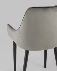 Стул Джоан велюр Темно-серый